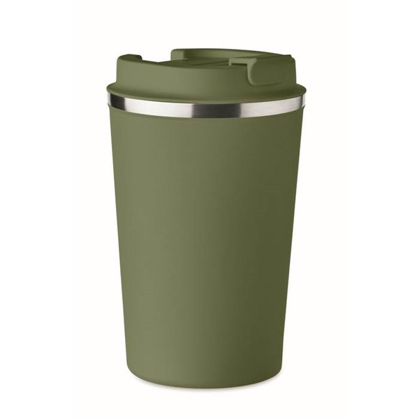 Obrázky: Zelený dvoustěnný pohárek 350 ml