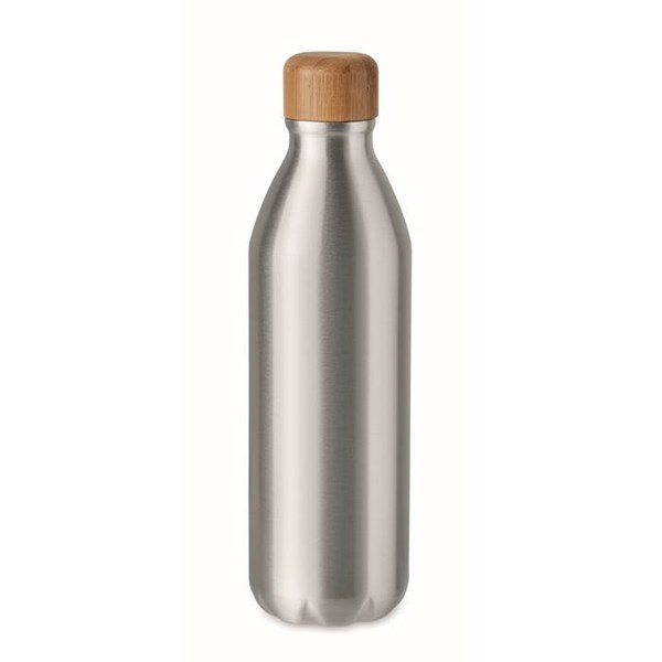 Obrázky: Hliníková láhev s bambusovým víčkem 550 ml