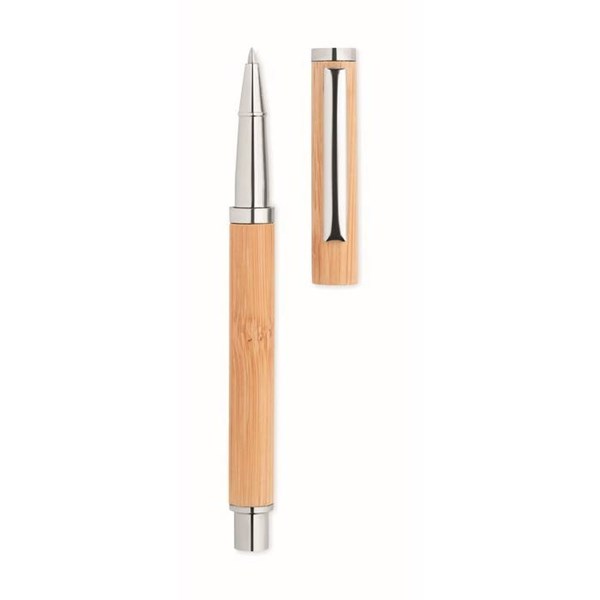 Obrázky: Bambusové gelové pero s modrou náplní, Obrázek 1