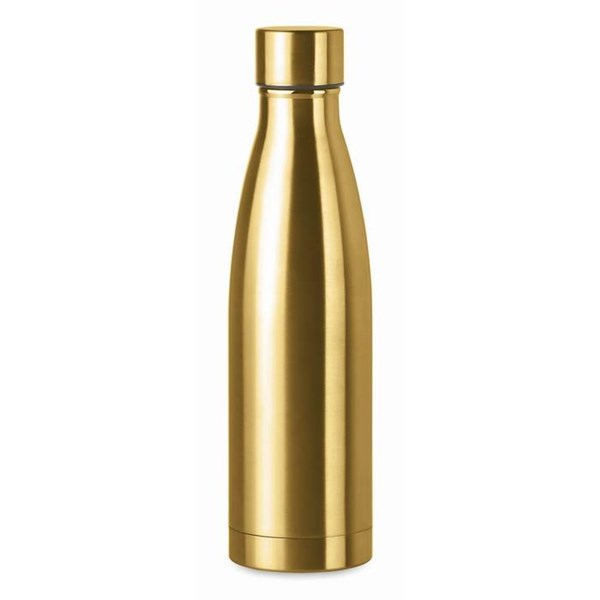Obrázky: Zlatá izolační nerezová láhev 500 ml