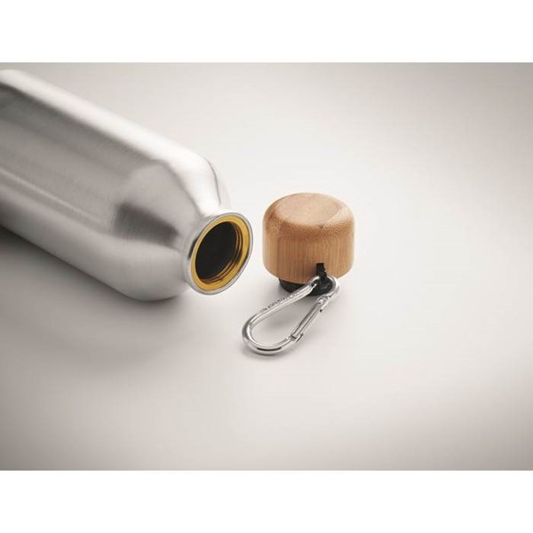 Obrázky: Hliníková láhev s bambusovým víčkem 400 ml, Obrázek 8