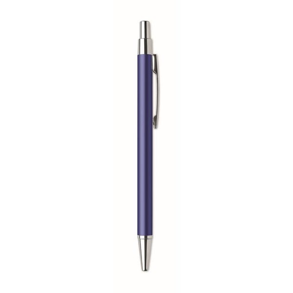 Obrázky: Modré kuličkové pero z hliníku s modrou náplní, Obrázek 4