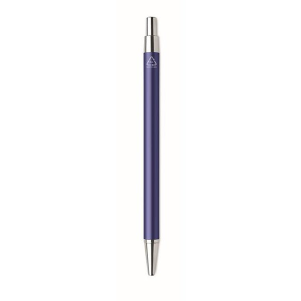 Obrázky: Modré kuličkové pero z hliníku s modrou náplní, Obrázek 5