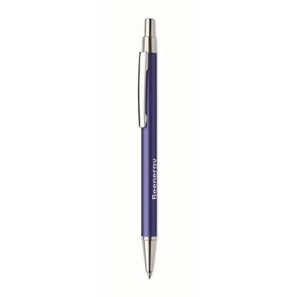 Obrázky: Modré kuličkové pero z hliníku s modrou náplní, Obrázek 9