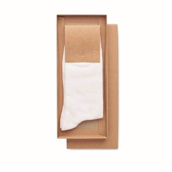 Obrázky: Ponožky v dárkové krabičce M, bílé, Obrázek 3