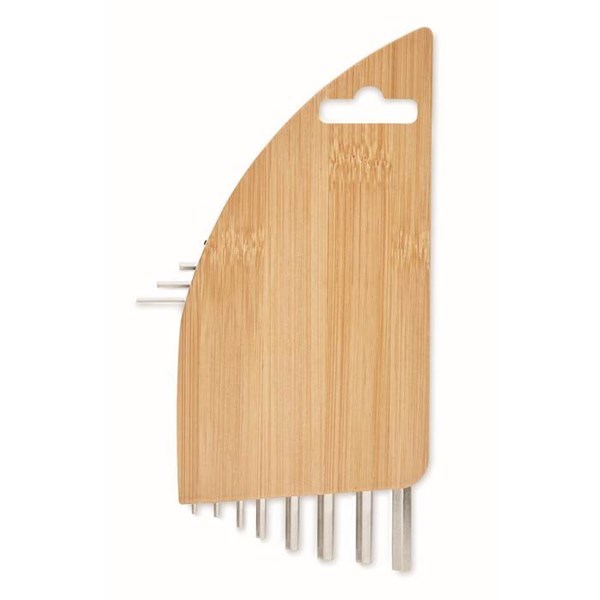 Obrázky: Sada šestihranných klíčů v bambusové držáku, Obrázek 5
