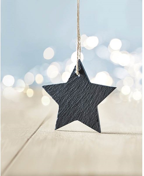 Obrázky: Vánoční břidlicová ozdoba ve tvaru hvězdy, Obrázek 6