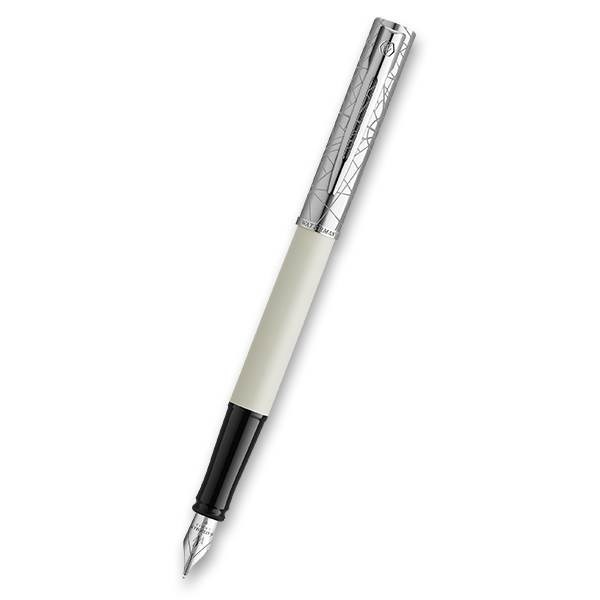 Obrázky: WATERMAN Allure Deluxe White, plnicí pero, hrot F