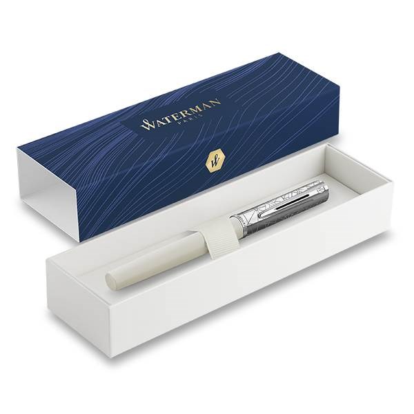 Obrázky: WATERMAN Allure Deluxe White, plnicí pero, hrot F, Obrázek 3