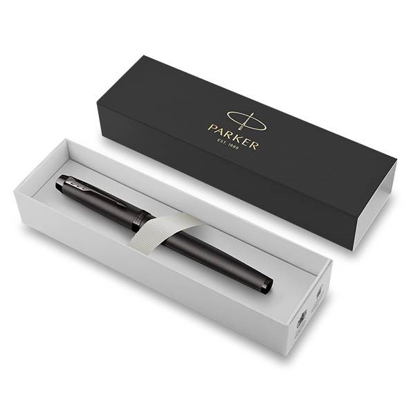 Obrázky: PARKER IM Monochrome Titanium plnicí pero, hrot M, Obrázek 3