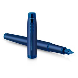 Obrázky: PARKER IM Monochrome Blue plnící pero, hrot M