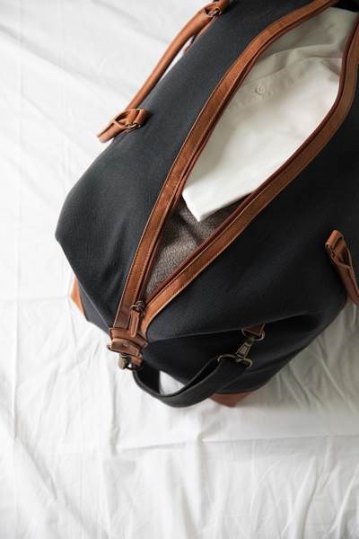 Obrázky: Šedá cestovní taška VINGA Sloane RPET, Obrázek 4