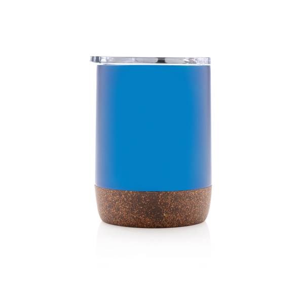 Obrázky: Malý termohrnek z recykl. oceli 180 ml modrý, Obrázek 3