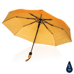 Obrázky: Skládací mini deštník ze 190T RPET AWARE™,oranžový