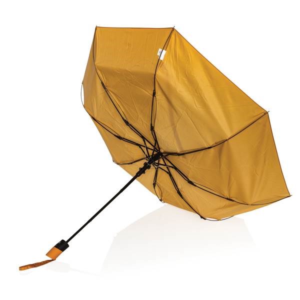 Obrázky: Skládací mini deštník ze 190T RPET AWARE™,oranžový, Obrázek 3