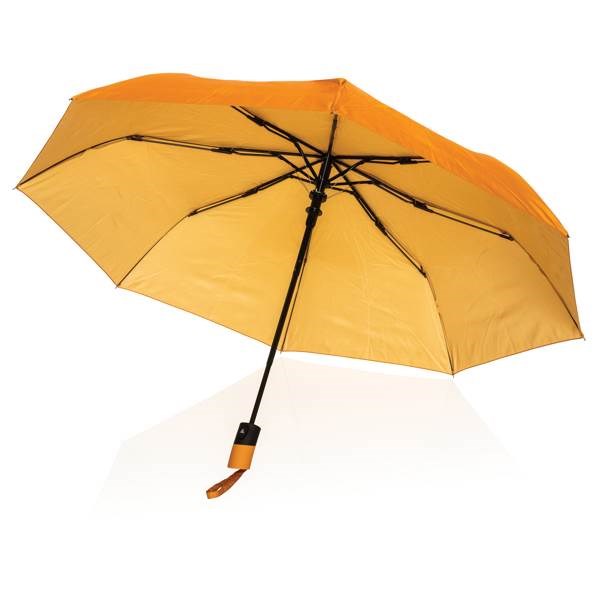 Obrázky: Skládací mini deštník ze 190T RPET AWARE™,oranžový, Obrázek 7