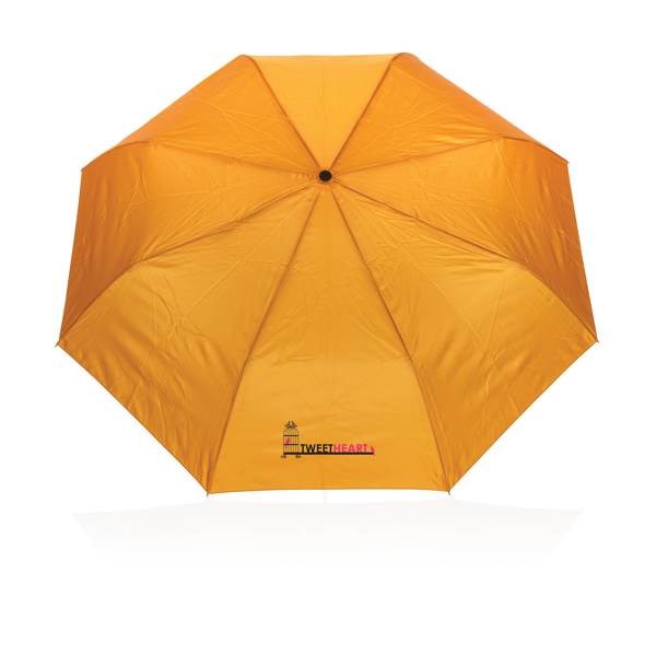 Obrázky: Skládací mini deštník ze 190T RPET AWARE™,oranžový, Obrázek 8