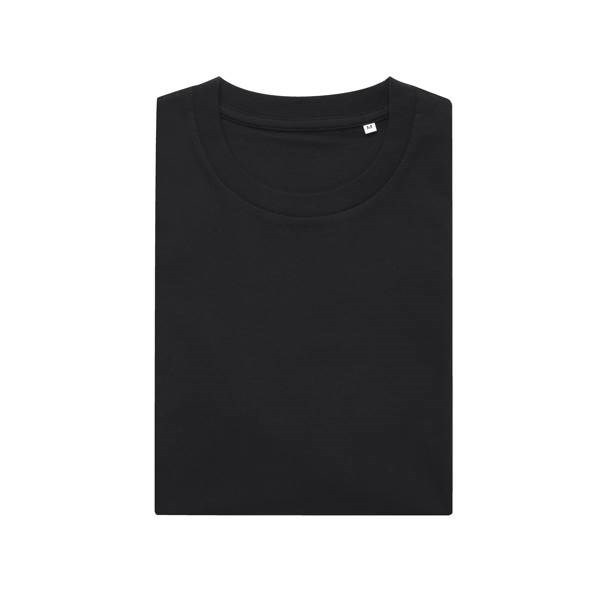 Obrázky: Unisex tričko Bryce, rec.bavlna, černé XXXL, Obrázek 3