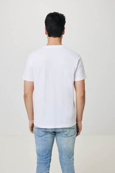 Obrázky: Unisex tričko Bryce, rec.bavlna, bílé XL, Obrázek 6