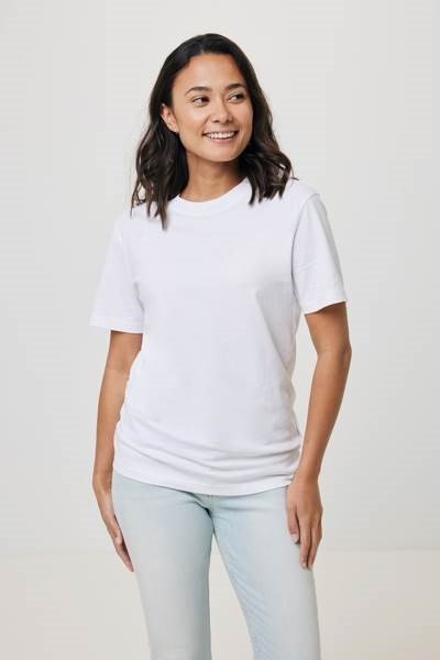 Obrázky: Unisex tričko Bryce, rec.bavlna, bílé XL, Obrázek 10