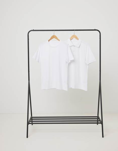 Obrázky: Unisex tričko Bryce, rec.bavlna, bílé XL, Obrázek 43