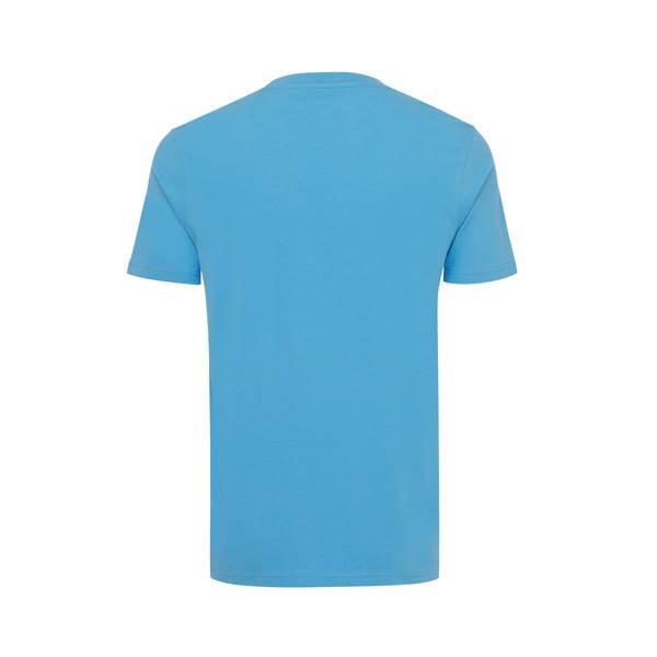 Obrázky: Unisex tričko Bryce, rec.bavlna, modré XL, Obrázek 2
