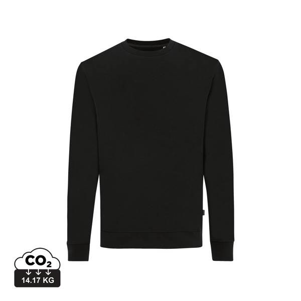 Obrázky: Unisex mikina Zion 340 z rec. bavlny, černá XL, Obrázek 4