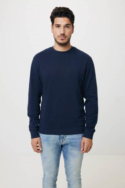 Obrázky: Unisex mikina Zion 340 z rec. bavlny, tm.modrá L, Obrázek 2