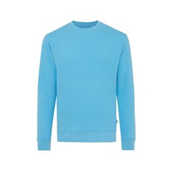 Obrázky: Unisex mikina Zion 340 z rec. bavlny, modrá XL