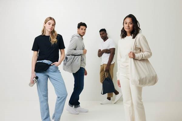 Obrázky: Unisex mikina Denali z recykl. bavlny, zelená XXXL, Obrázek 9