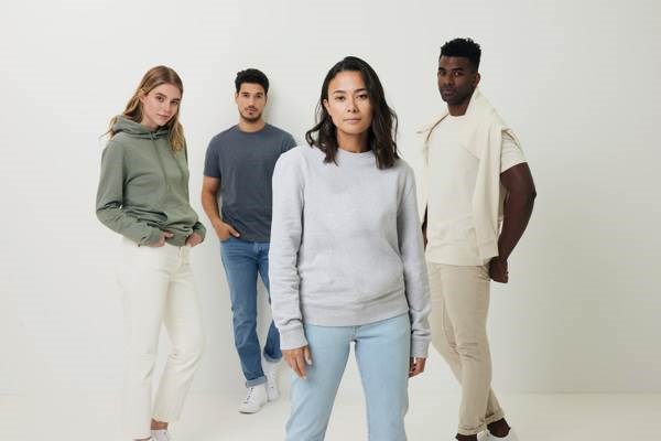 Obrázky: Unisex mikina Denali z recykl. bavlny, zelená XXXL, Obrázek 15