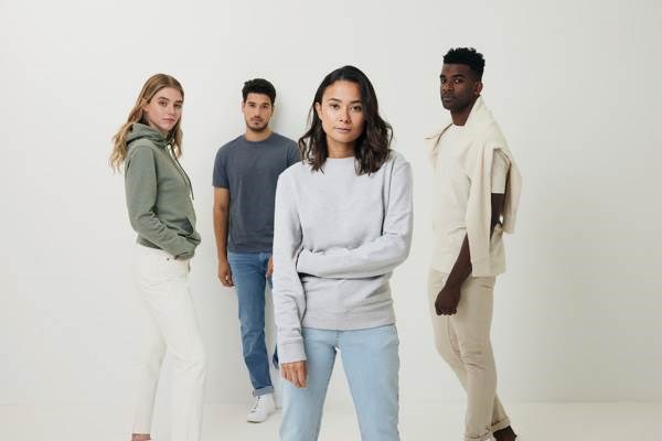 Obrázky: Unisex mikina Denali z recykl. bavlny, zelená XXXL, Obrázek 16