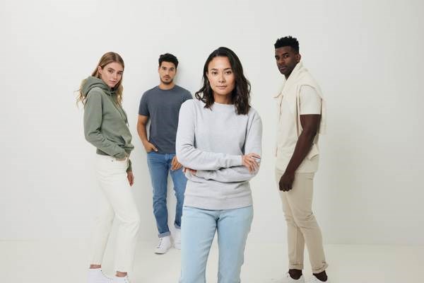 Obrázky: Unisex mikina Denali z recykl. bavlny, zelená XXXL, Obrázek 17