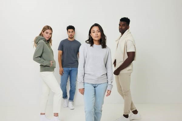 Obrázky: Unisex mikina Denali z recykl. bavlny, zelená XXXL, Obrázek 18