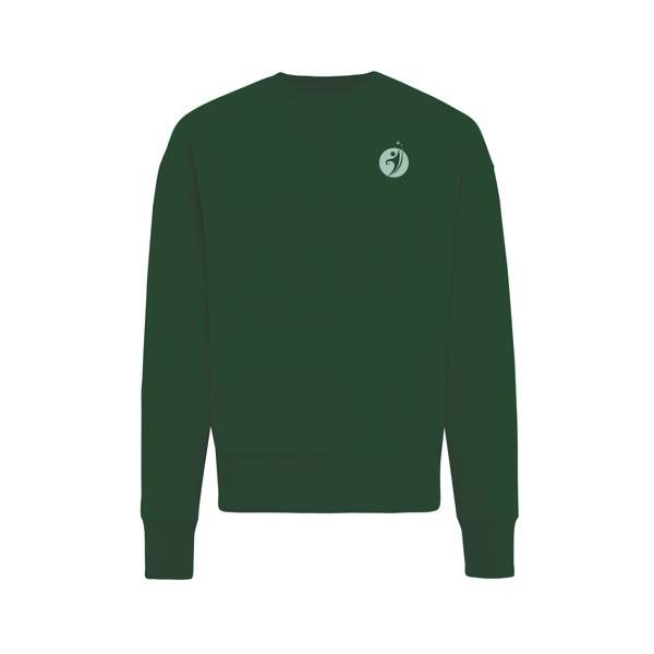 Obrázky: Unisex mikina Kruger 340, rec. bavlna, zelená 3XL, Obrázek 3