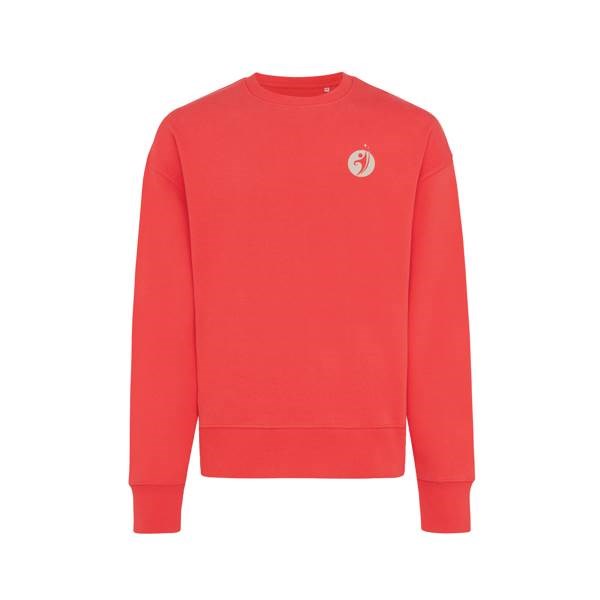 Obrázky: Unisex mikina Kruger 340, rec. bavlna, červená XXS, Obrázek 3