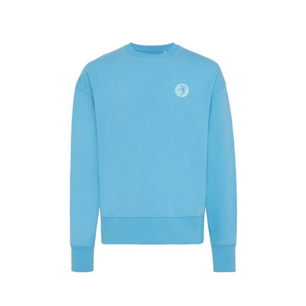 Obrázky: Unisex mikina Kruger 340, rec. bavlna, modrá 3XL, Obrázek 3