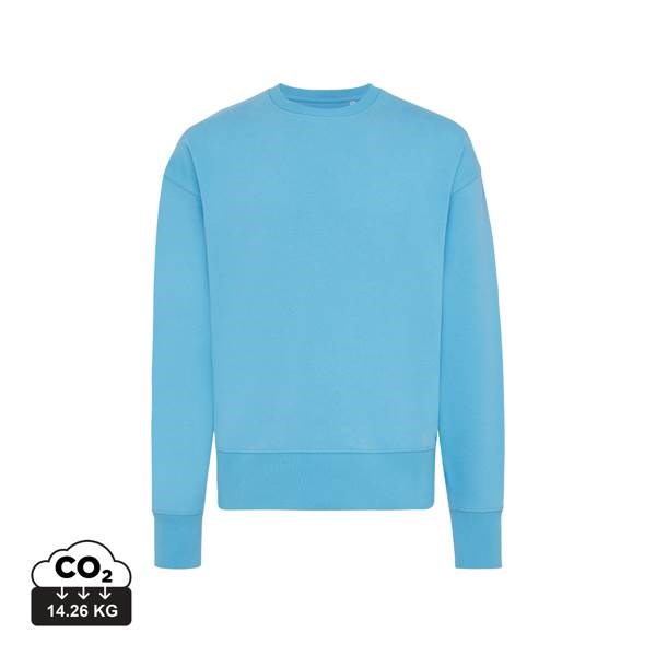 Obrázky: Unisex mikina Kruger 340, rec. bavlna, modrá 3XL, Obrázek 4