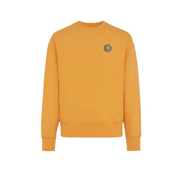 Obrázky: Unisex mikina Kruger 340, rec.bavlna,oranžová 3XL, Obrázek 3