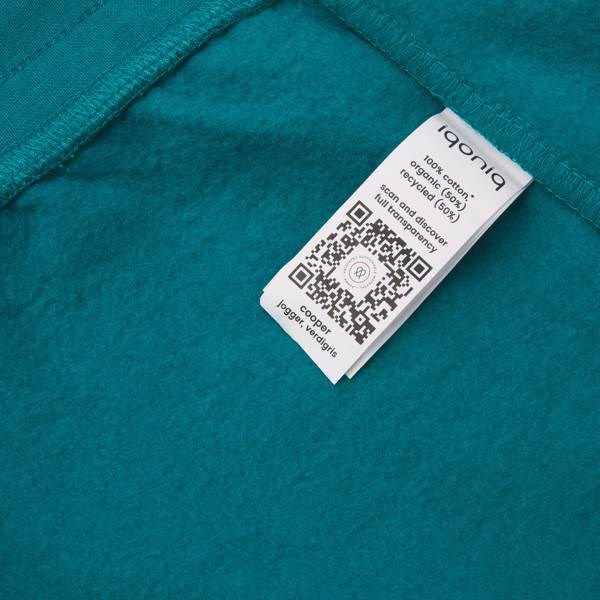 Obrázky: Unisex tepláky Cooper,rec. bavlna,petrolejové XXL, Obrázek 5