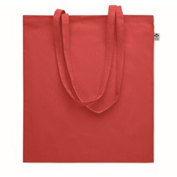 Obrázky: Nákupní taška z bio bavlny, 180g, červená