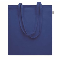 Obrázky: Nákupní taška z bio bavlny 180g, král.modrá