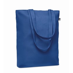 Obrázky: Nákupní taška z organické bavlny 270g, král.modrá