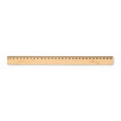 Obrázky: Pravítko z bambusu 30cm, oboustranné - cm/palce