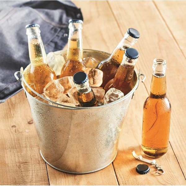 Obrázky: Kovový kbelík na chlazení nápojů, 4 l, Obrázek 2