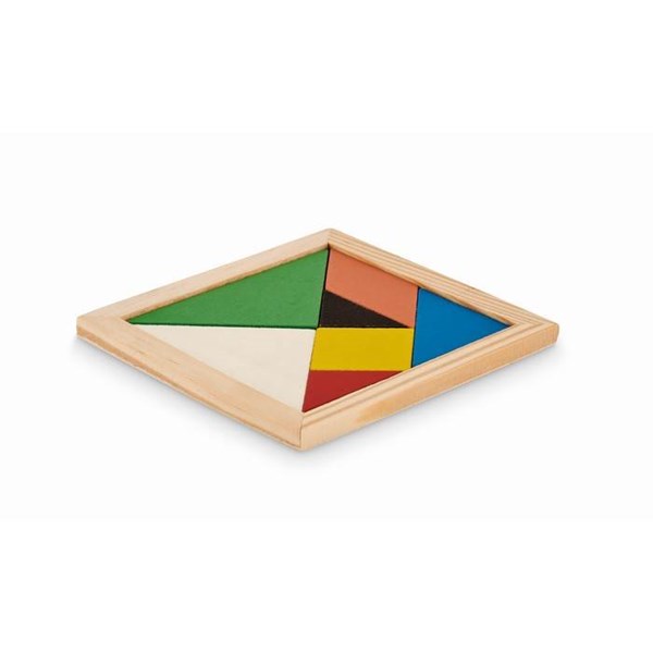 Obrázky: Dřevěná logická hra - puzzle Tangram, Obrázek 11