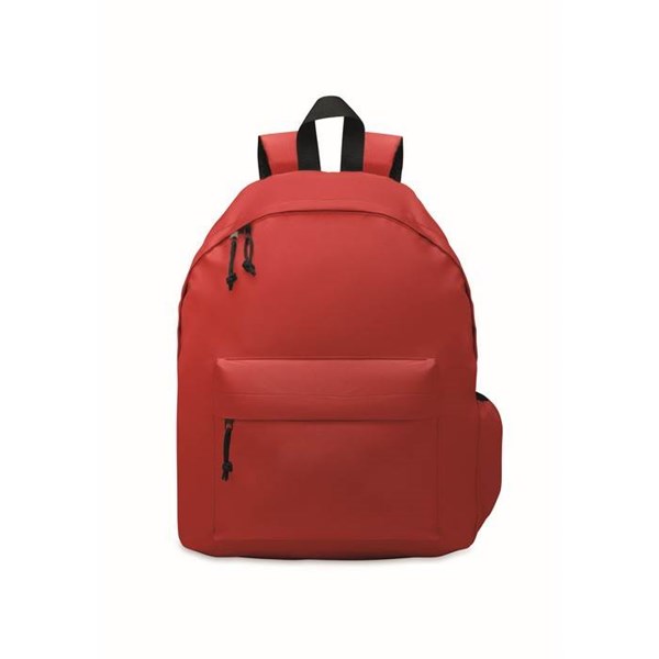 Obrázky: Červený batoh z RPET s přední kapsičkou, Obrázek 2