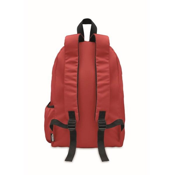 Obrázky: Červený batoh z RPET s přední kapsičkou, Obrázek 3