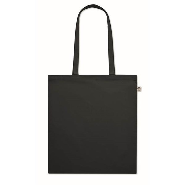 Obrázky: Nákupní taška z bio bavlny, 180g, černá, Obrázek 2