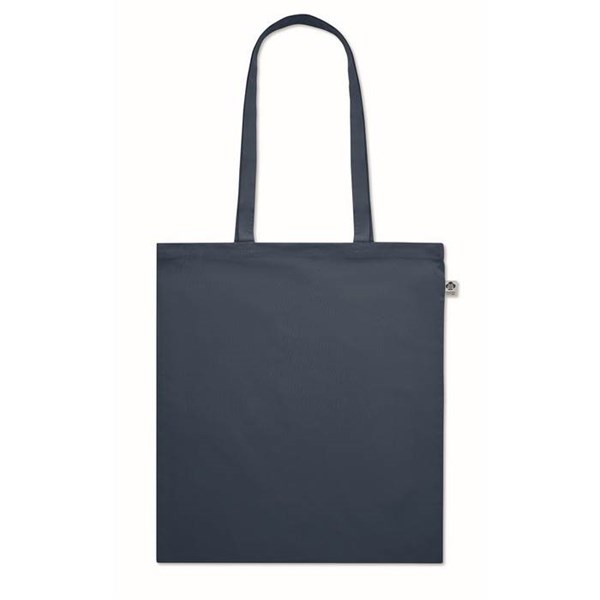 Obrázky: Nákupní taška z bio bavlny, 180g, modrá, Obrázek 2
